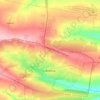 Topografische kaart Elista, hoogte, reliëf