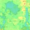 Topografische kaart Karolin, hoogte, reliëf