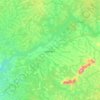 Topografische kaart Mbandjock, hoogte, reliëf