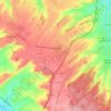 Topografische kaart Callengeville, hoogte, reliëf