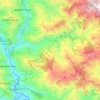 Topografische kaart Sunapati, hoogte, reliëf