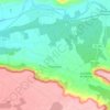 Topografische kaart Traspinedo, hoogte, reliëf