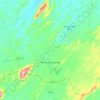 Topografische kaart Tenente Ananias, hoogte, reliëf