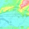 Topografische kaart Coreses, hoogte, reliëf