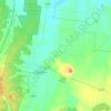 Topografische kaart Carisbrook, hoogte, reliëf