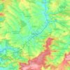 Topografische kaart Eppingen, hoogte, reliëf