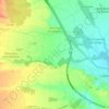 Topografische kaart Palacios de la Valduerna, hoogte, reliëf