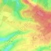 Topografische kaart Iviers, hoogte, reliëf