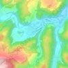 Topografische kaart Insul, hoogte, reliëf