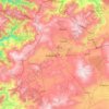 Topografische kaart Ardahan, hoogte, reliëf