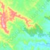 Topografische kaart Tipperary, hoogte, reliëf