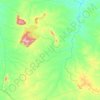 Topografische kaart Patamuté, hoogte, reliëf