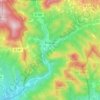 Topografische kaart Propiac, hoogte, reliëf