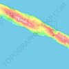 Topografische kaart Calheta, hoogte, reliëf