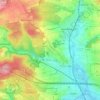 Topografische kaart 65604, hoogte, reliëf