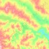 Topografische kaart Kookynie, hoogte, reliëf