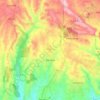 Topografische kaart Sardoal, hoogte, reliëf