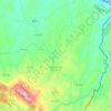 Topografische kaart Santo António das Areias, hoogte, reliëf