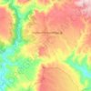 Topografische kaart Foghesu/Perdasdefogu, hoogte, reliëf