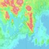 Topografische kaart Bromölla kommun, hoogte, reliëf