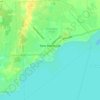 Topografische kaart New Baltimore, hoogte, reliëf