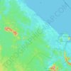 Topografische kaart Kourou, hoogte, reliëf