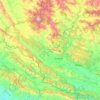 Topografische kaart Nowshehra Tehsil, hoogte, reliëf