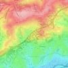 Topografische kaart 42281, hoogte, reliëf