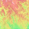 Topografische kaart Klarälven, hoogte, reliëf
