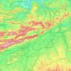 Topografische kaart Soletta, hoogte, reliëf
