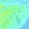 Topografische kaart Maniva, hoogte, reliëf