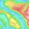 Topografische kaart Wehlen, hoogte, reliëf