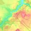 Topografische kaart Фастів, hoogte, reliëf