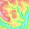 Topografische kaart Marrick, hoogte, reliëf