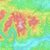 Topografische kaart Selnica ob Dravi, hoogte, reliëf