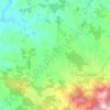 Topografische kaart Nouic, hoogte, reliëf