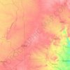 Topografische kaart Chikomba, hoogte, reliëf