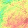 Topografische kaart Walhain, hoogte, reliëf