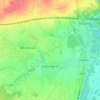 Topografische kaart Jollain-Merlin, hoogte, reliëf