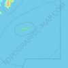Topografische kaart Isla de Patos, hoogte, reliëf