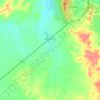 Topografische kaart Uranquinty, hoogte, reliëf
