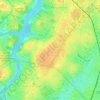 Topografische kaart Plessis Tison, hoogte, reliëf