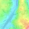 Topografische kaart New Ross, hoogte, reliëf