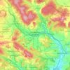 Topografische kaart Ostheim vor der Rhön, hoogte, reliëf