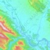 Topografische kaart Trespaderne, hoogte, reliëf