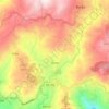 Topografische kaart Gove, hoogte, reliëf