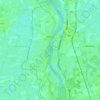 Topografische kaart Welsum, hoogte, reliëf