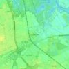 Topografische kaart Oostrum, hoogte, reliëf