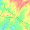 Topografische kaart Jacksons" Gap, hoogte, reliëf