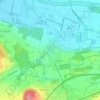 Topografische kaart Ellikon an der Thur, hoogte, reliëf